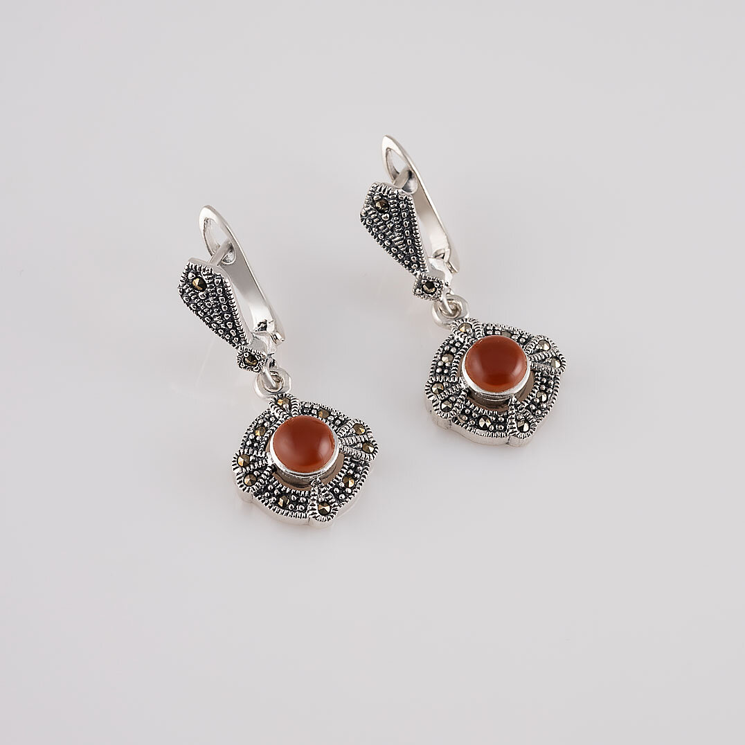 Серьги Milana Silver, серебро, 925 проба