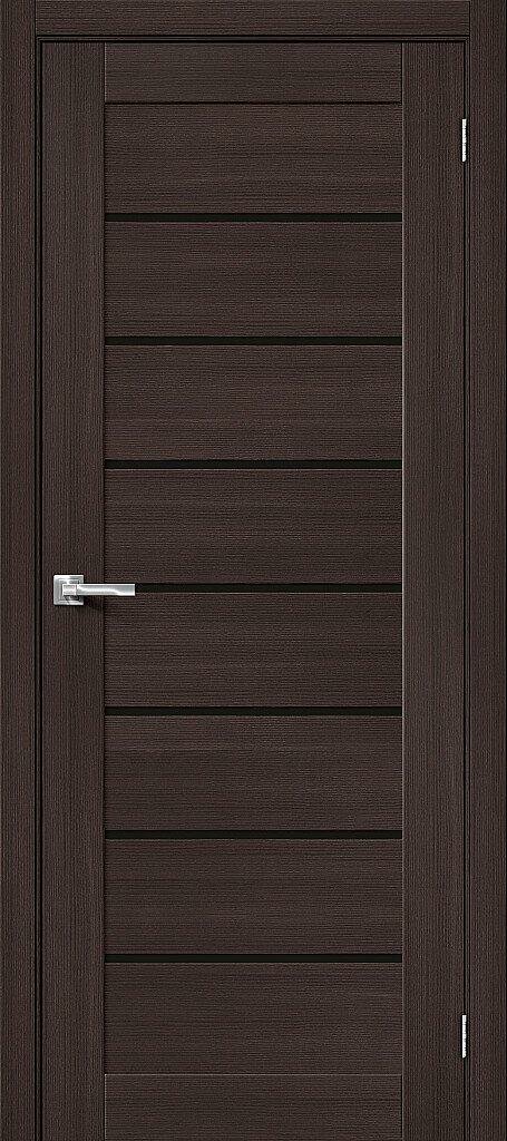 фото Дверь Браво-22 Wenge Melinga Black Star Mr.Wood Браво, Bravo 200*70 + коробка и наличники