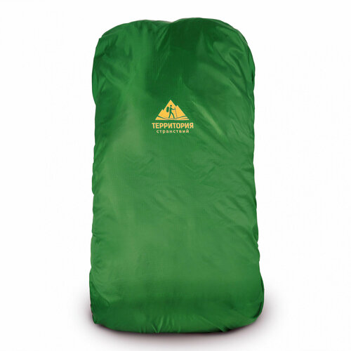 Накидка на рюкзак без швов средняя 50-90 л зеленый