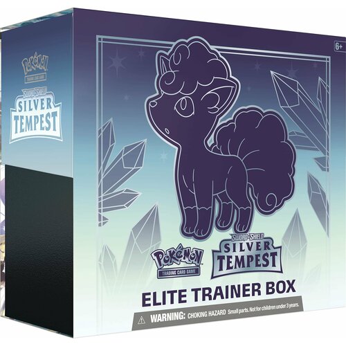 Pokemon: Набор карточек Silver Tempest Elite Trainer Box (Sword & Shield) коллекционные карточки покемон sword shield silver tempest