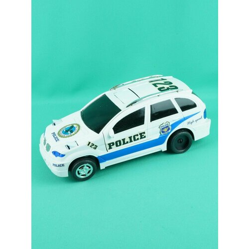 Полицейская машина со светом и звуком 28 см. полицейская машина игрушка инерционная машина со светом и звуком полиция в подарок мальчику