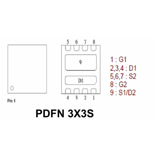 микросхема pe642dt n channel mosfet 30v 31a pdfn3x3s Микросхема PE642DT N-Channel MOSFET 30V 31A PDFN3X3S