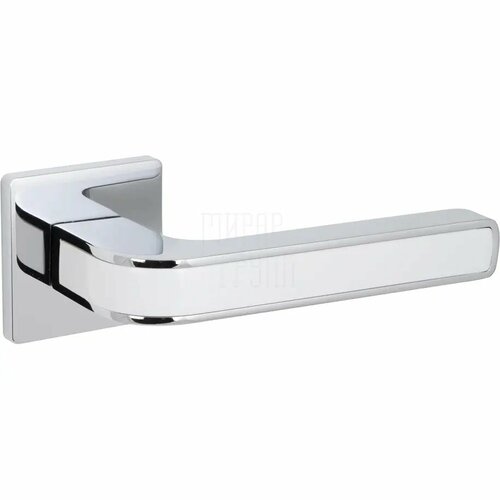 Дверная ручка на квадратной розетке Fuaro (Фуаро) NEO SL белый ручка дверная fuaro neo sl хром белый