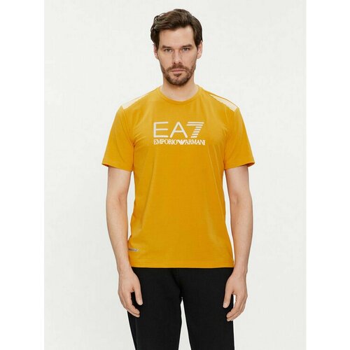 Футболка EA7, размер XXL [INT], оранжевый футболка ea7 размер xxl оранжевый