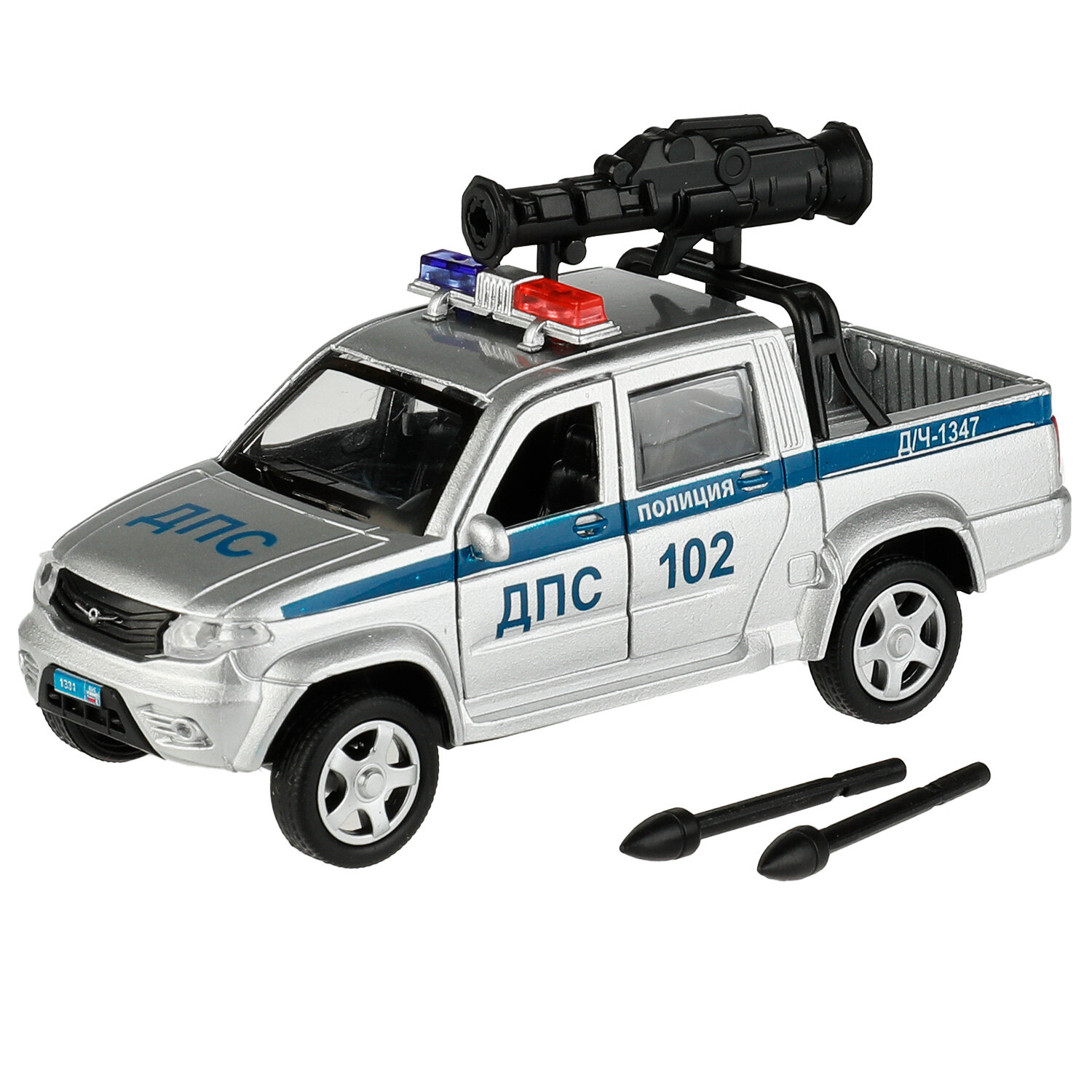 Машина Технопарк UAZ Pickup Полиция 337465