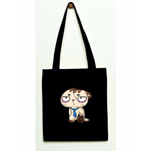 Сумка шоппер , черный