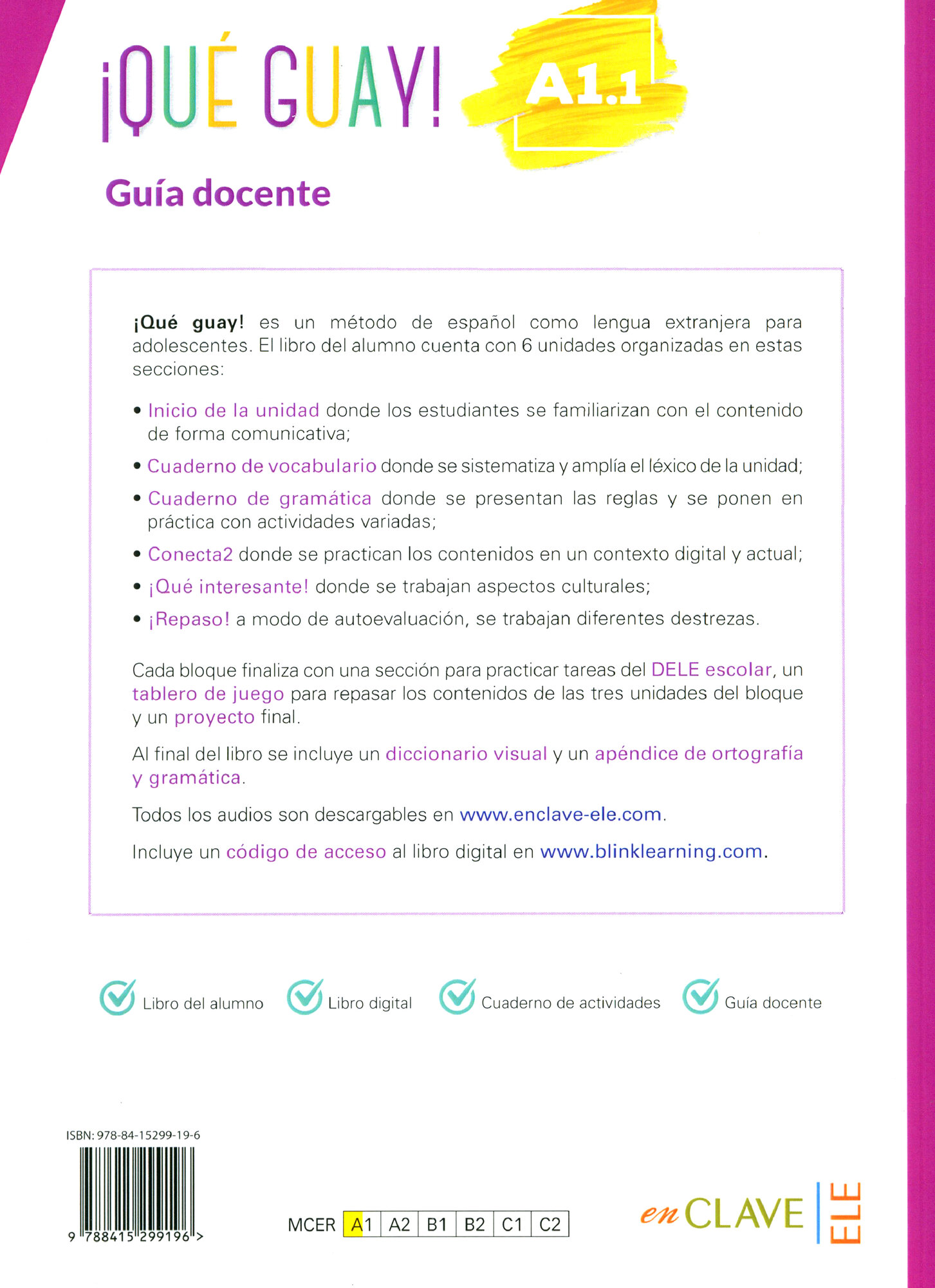 Que guay! A1.1. Guia docente (Valladares Isabel Leal, Romero Liliana Corredor) - фото №4