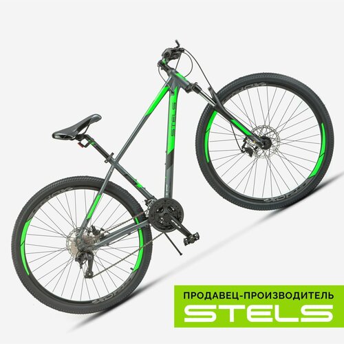 Велосипед горный Navigator-920 MD 29 V010 Антрацитовый-зелёный рама 165 item040 3632800₽