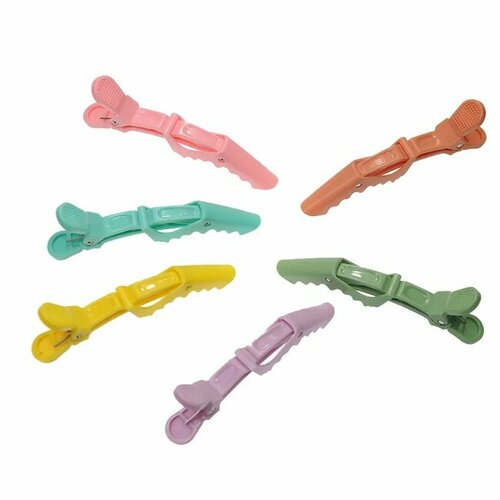 Зажимы для волос DiBiDi Крокодил 6 шт 4856 560₽