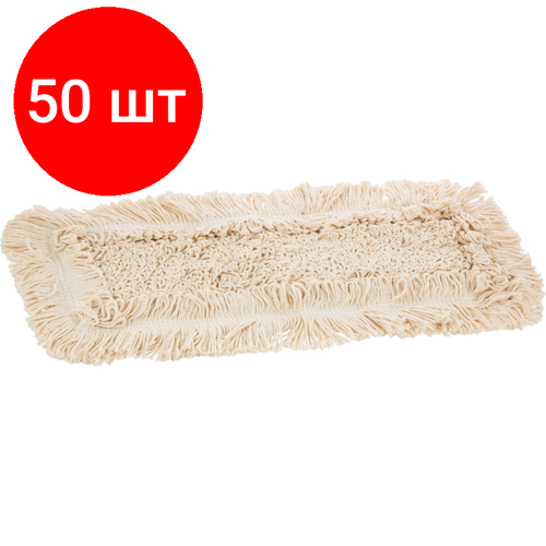 Комплект 50 штук Насадка МОП Luscan Professional 40х10см 165 г хлопок карман 32245₽