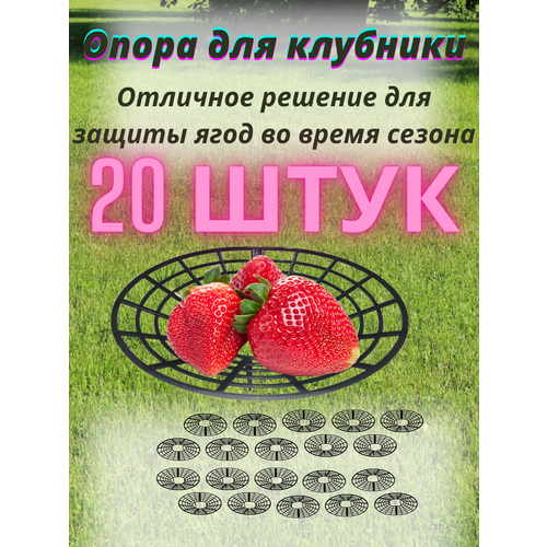 Опора для клубники 20 шт черная