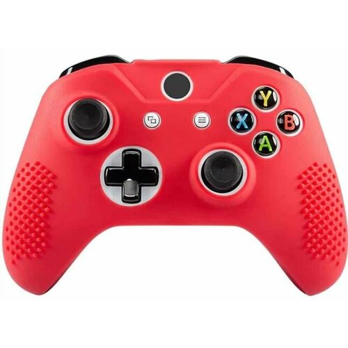 Силиконовый чехол Non-Slip для геймпада Xbox One (Red) защитный силиконовый чехол для джойстика xbox one накладка для геймпада microsoft xbox one с рисунком spectr