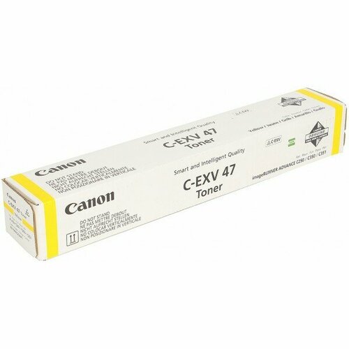 C-EXV47Y / 8519B002 Canon оригинальный желтый тонер-картридж для Canon ImageRunner Advance C250/ C35 барабан c exv37 для canon imagerunner advance 500 1730i 400i 1730