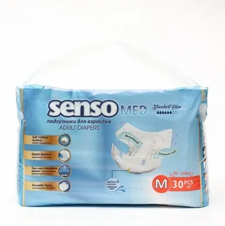 Подгузники для взрослых Senso Med Standard Plus M (70-120 см)1 уп.30 шт