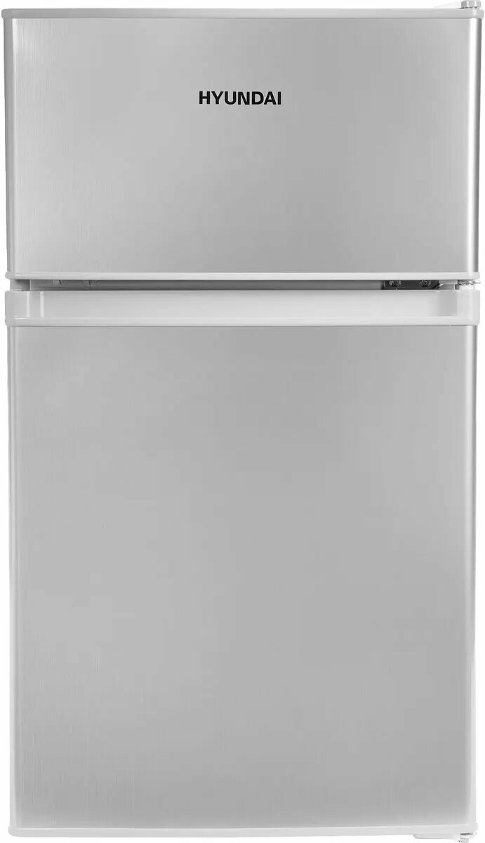 Холодильник двухкамерный Hyundai CT1025 серебристый