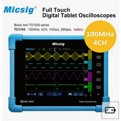 Автомобильный осциллограф Micsig TO1104 4 канала