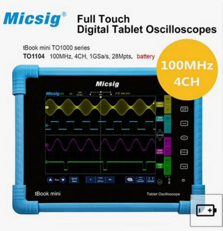 Осциллограф Micsig TO1104 4 канала