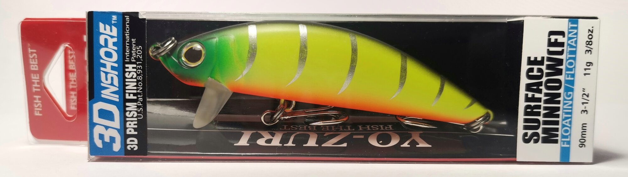 Воблер Yo-Zuri Inshore minnow (F) салатовый для хищника