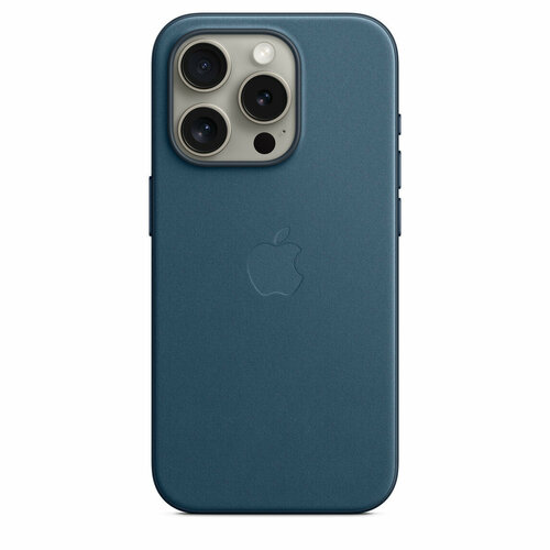 Чехол для iPhone 15 Pro FineWoven premium Pacific Blue apple iphone 15 pro max finewoven case mt4y3zma pacific blue with magsafe