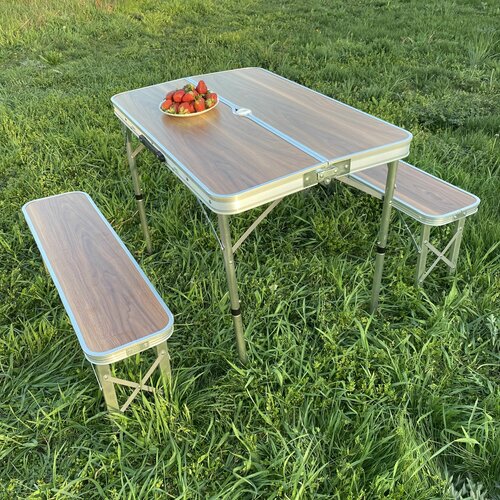 Набор мебели туристической стол 90х60 см и 2 лавочки