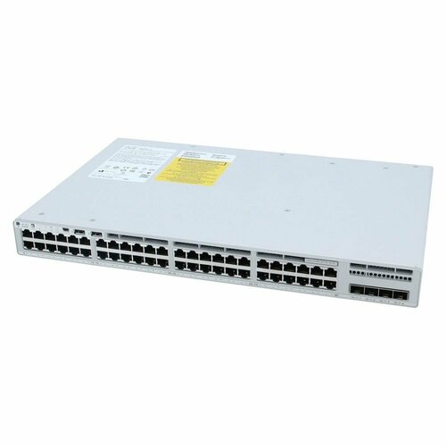 CISCO Коммутатор CISCO Catalyst 9200L 48-port Data, 4x1Gb uplink, PS 1x125W, Network Essentials, C9200L-48T-4G-E C9200L коммутатор cisco catalyst c9200l 48t 4g e