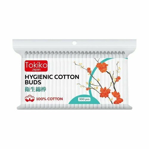 Tokiko Ватные палочки Japan, 300 шт