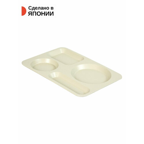 Поднос из нержавеющей стали 4 секции 29,2х20,7х1,2 см