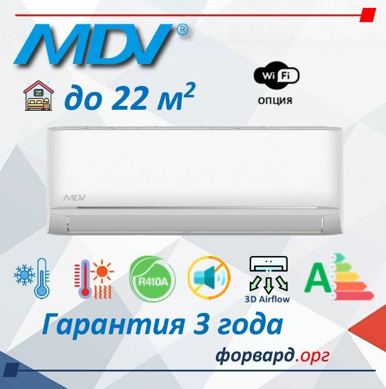 Сплит система кондиционер MDV MDSAG-07HRN1/MDOAG-07HN1 серия INFINI