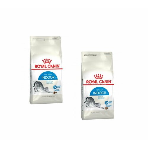 Royal Canin INDOOR 27 сухой корм для кошек от 1 до 7 лет, живущих в помещении, 200 гр, 2 уп