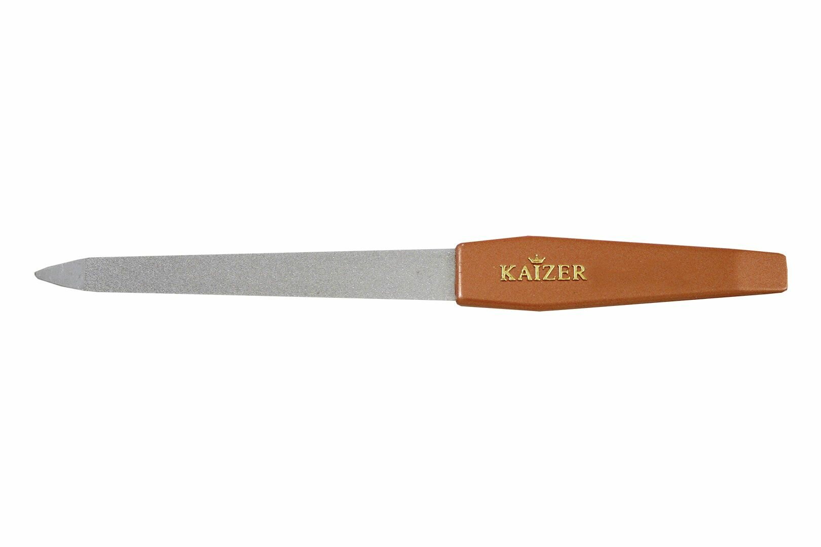 KAIZER Пилка алмазная, 150 мм/85 мм, коричневая ручка /