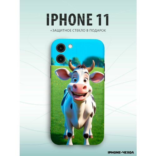 Чехол Iphone 11 милая корова