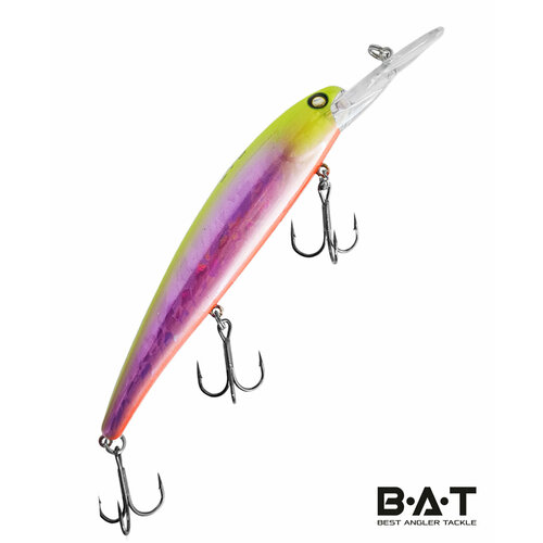 Троллинговый воблер BAT Hachiro (V) 120 mm; 19 g; 3.5-4 m/Bandit Walley/ для ловли судака и щуки