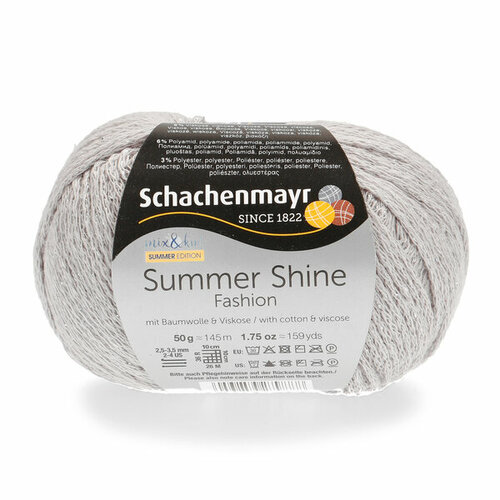 Пряжа для вязания Schachenmayr Summer Shine (00190 Silver)