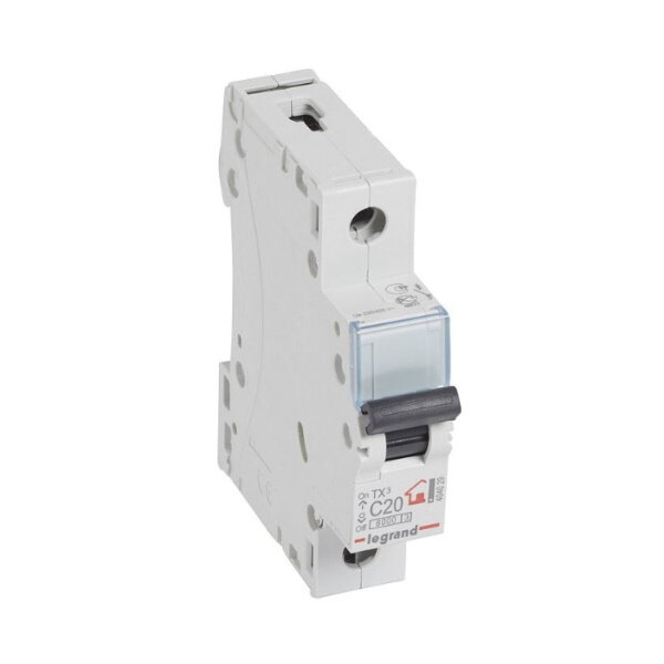 Автоматический выключатель TX3 6kA 20A 1П тип С. Legrand