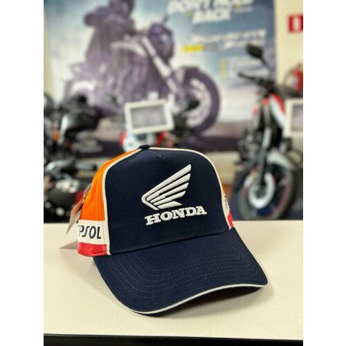 фото Кепка honda honda repsol, размер one size, оранжевый, синий