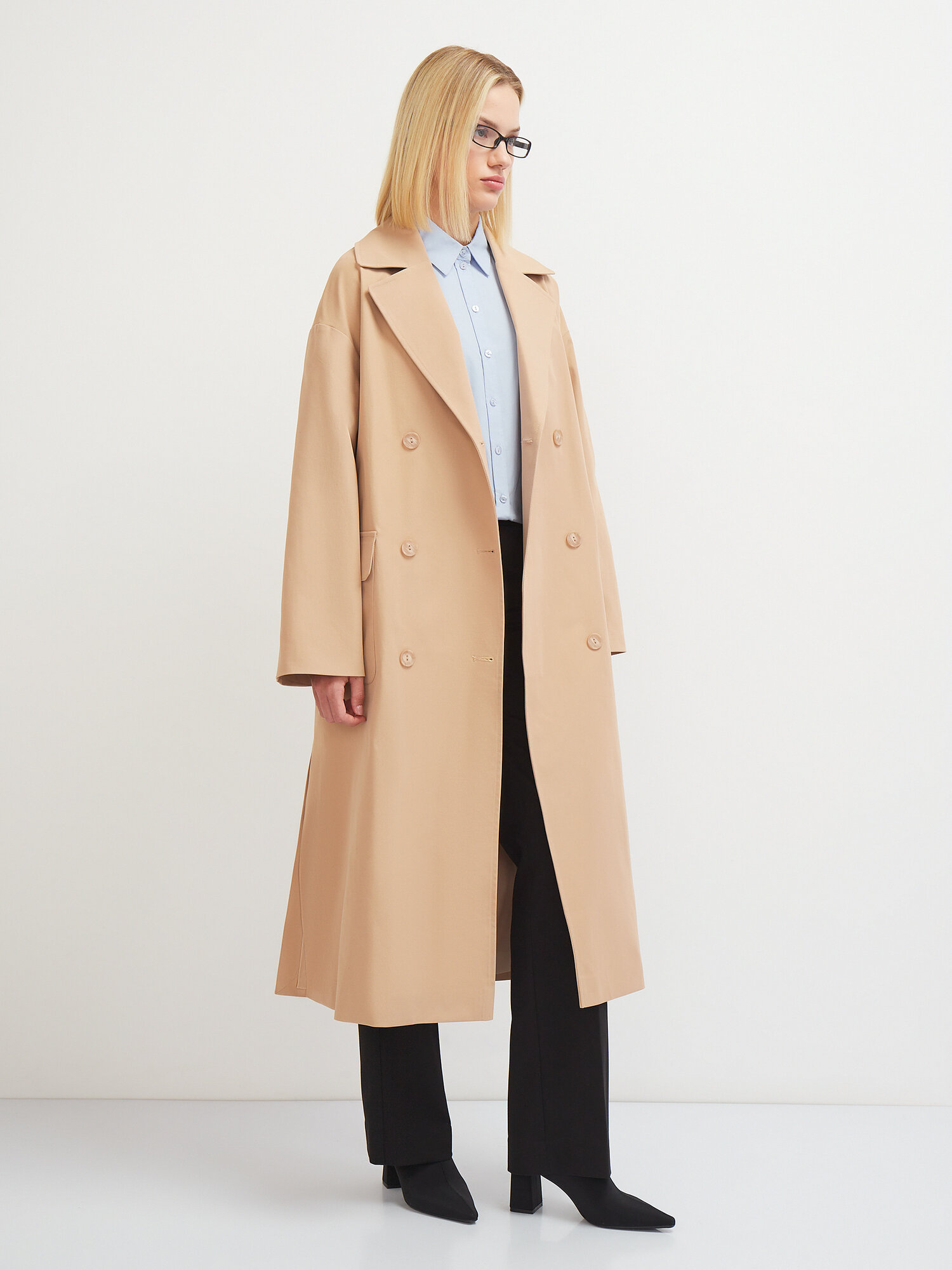 Тренчкот Vittoria Vicci, размер XL, бежевый — фото 1