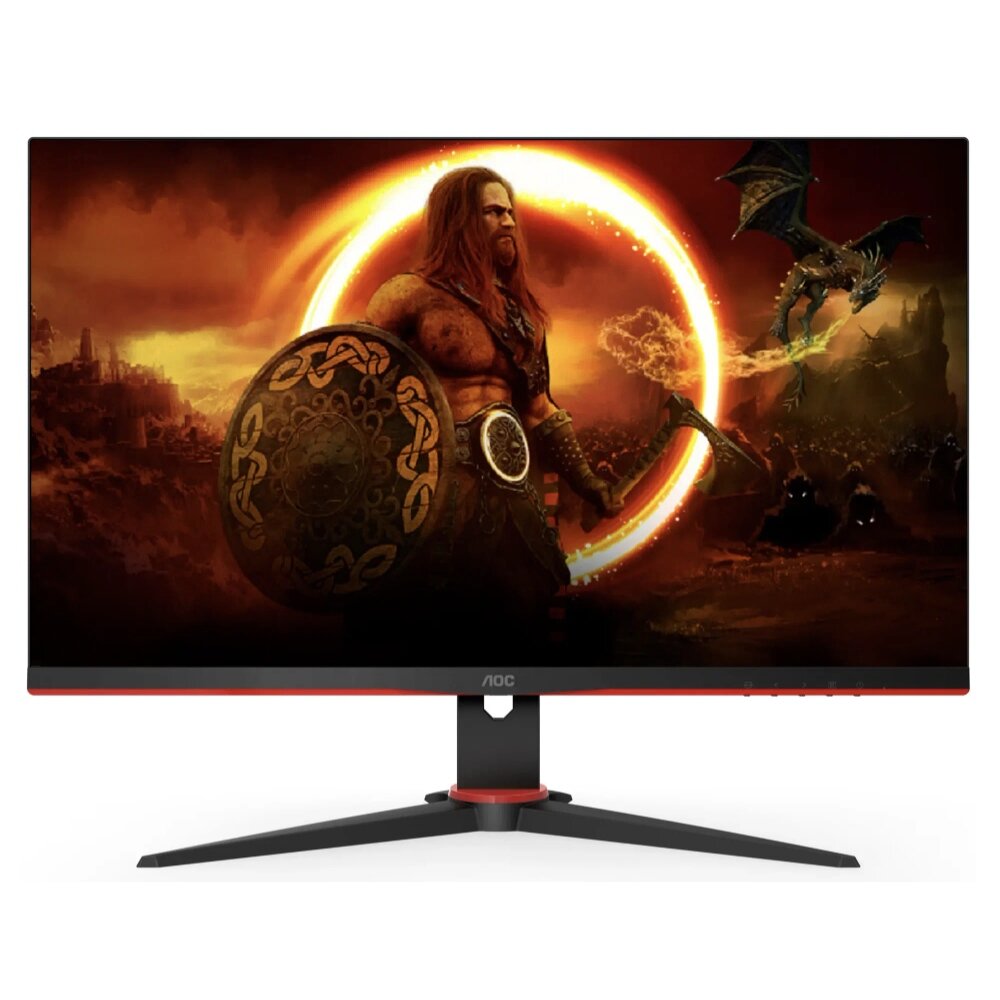 Монитор 27" AOC Q27G2E, черно-красный