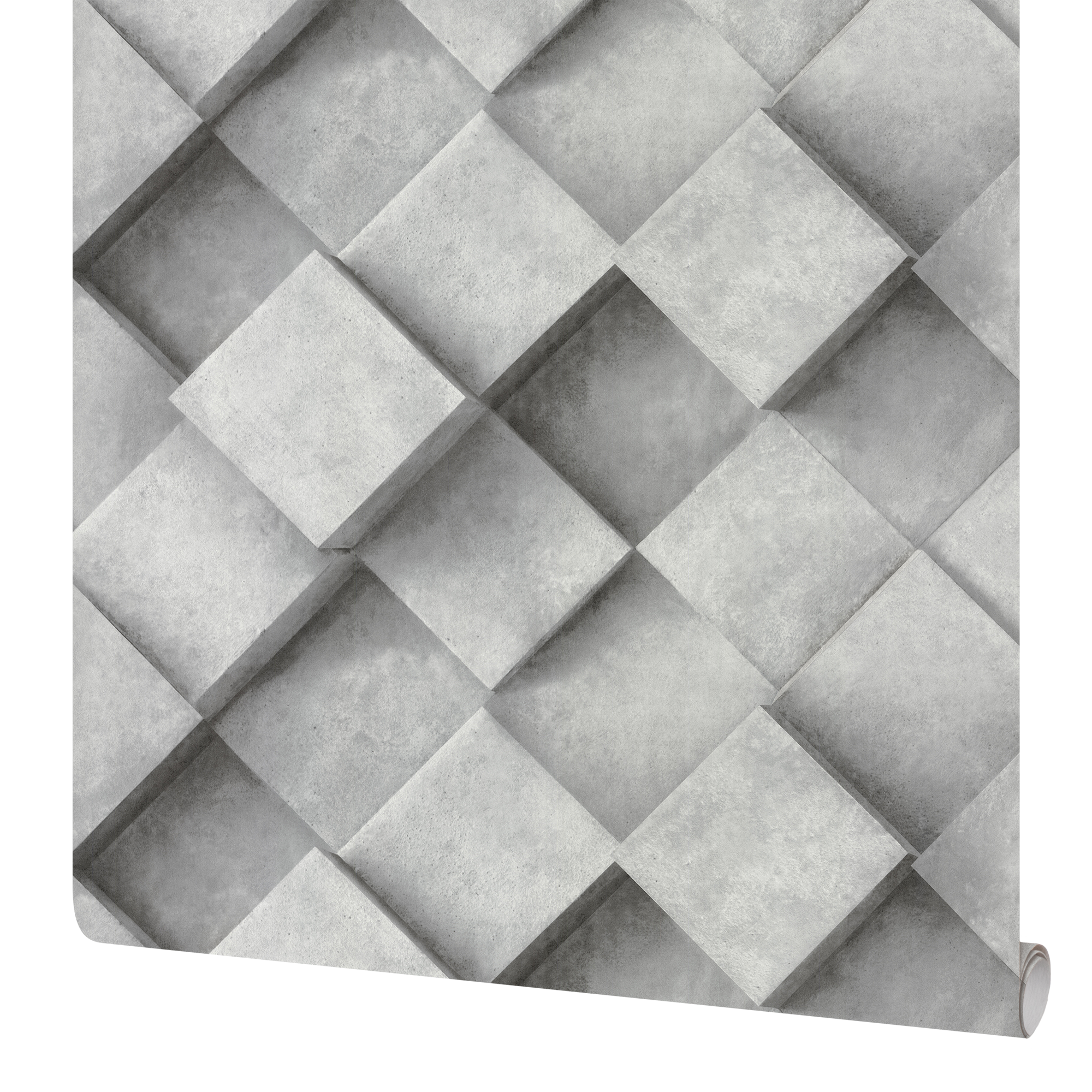 фото Обои флизелиновые Аспект Ру 3D Плита серые 1.06 м 70504-41АСП