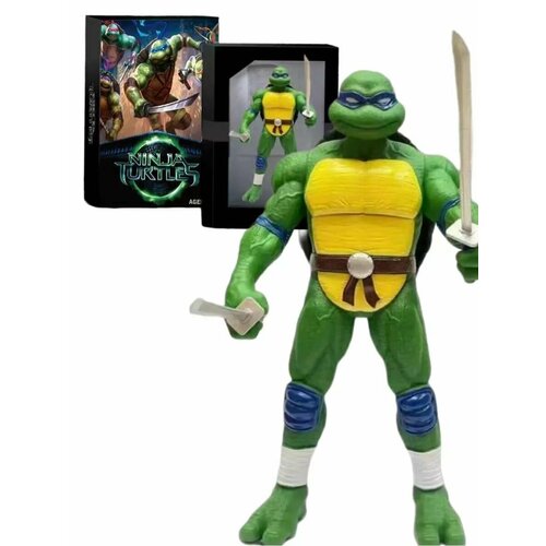 Фигурка Черепашки ниндзя 34 см Ninja Turtle с оружием Леонардо фигурка ninja turtles черепашки ниндзя рафаэль 91114
