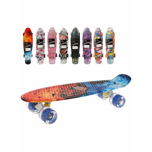 Доска роликовая скейтборд трюковый 6065₽