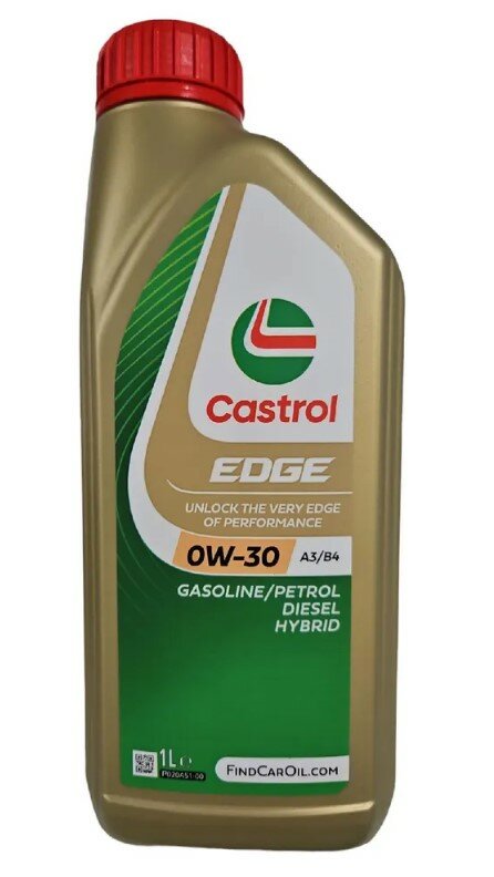 Моторное масло Castrol EDGE 0w30 A3/B4 (1л)