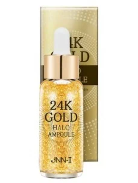 Сыворотка для лица с 24К золотом Jungnani JNN-II 24K Gold Halo Ampoule 30мл - фото №11