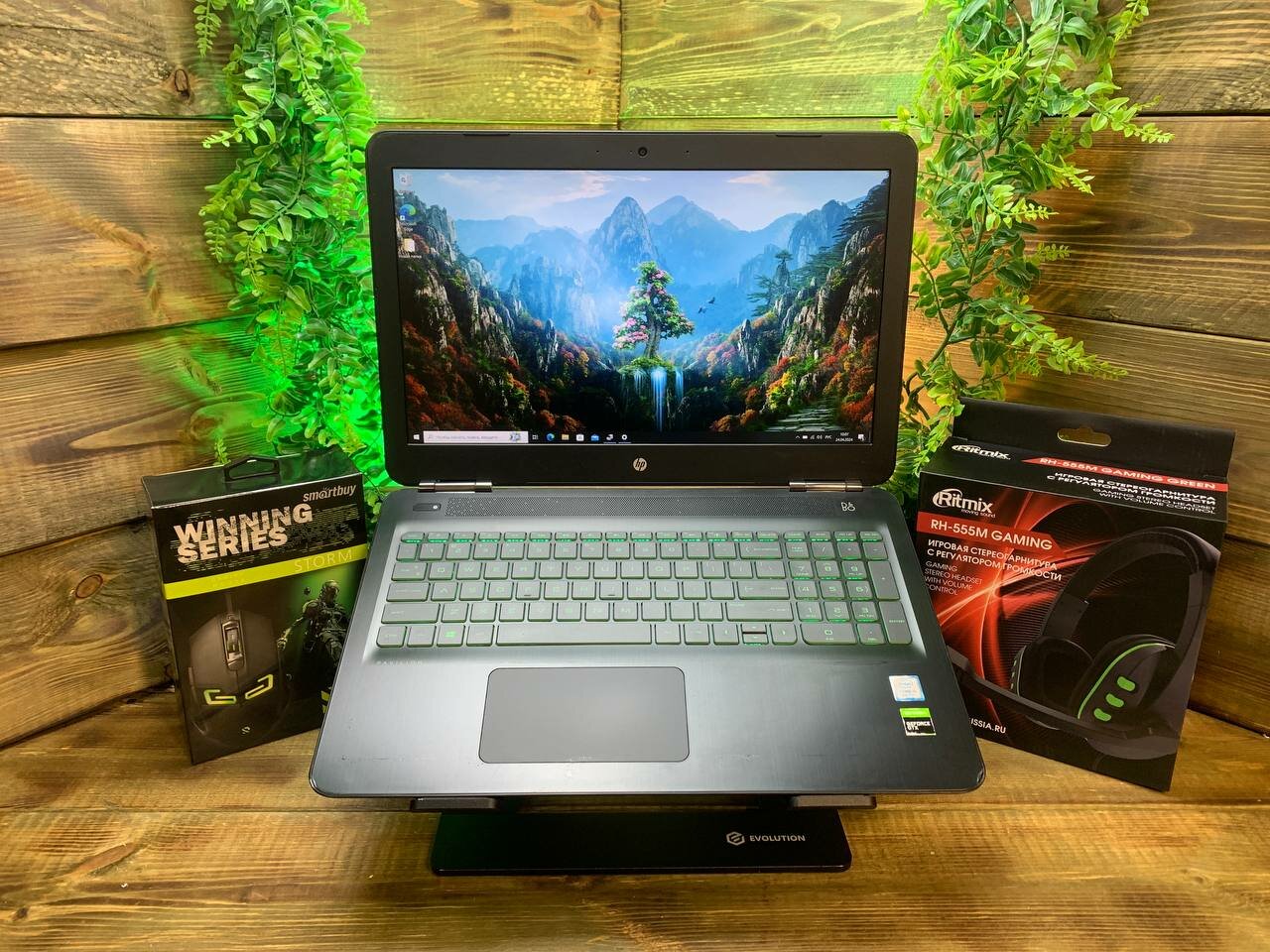 15.6" Ноутбук HP, FHD 1920x1080, Intel Core i5-9300H, RAM 8gb, SSDm2 512gb, Nvidia GeForce GTX 1650, Windows 10 Pro