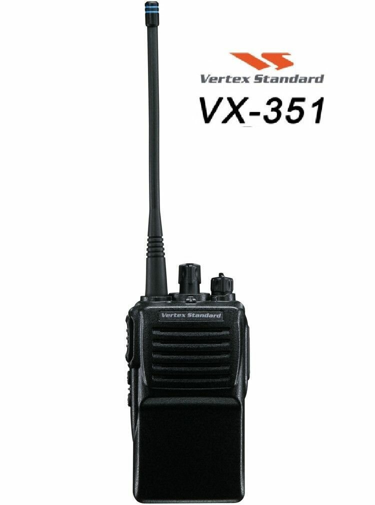 Портативная радиостанция VERTEX VX-351-EG6B-5 A EU, (400-470МГц), FNB-V96 (2000мАч), 5Вт, VAC-300