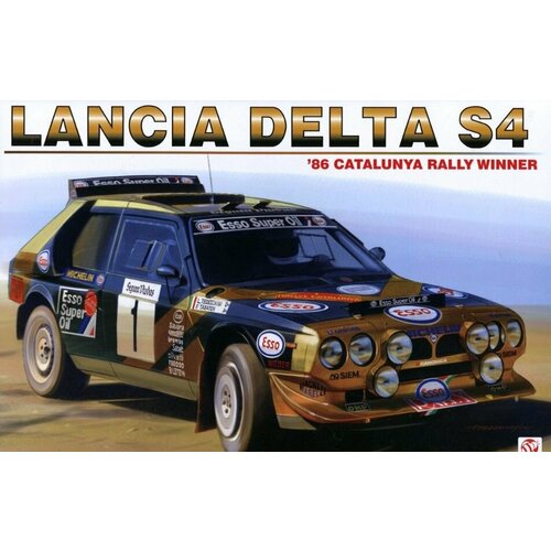 Сборная модель Автомобиль Lancia Delta S4 1986 Catalunya Rally Winner, BX24034, BEEMAX Platz 1/24 20566 hasegawa автомобиль lancia 037 rally 1986 1 24