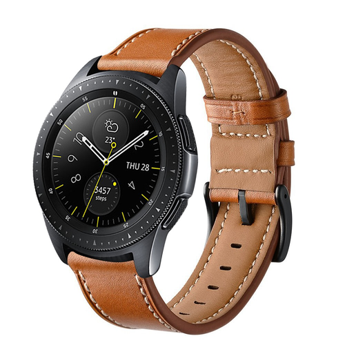 ремешок силиконовый gsmin sport band 20 для samsung galaxy watch 4 classic 46мм дизайн 13 Сменный ремешок-браслет MyPads из натуральной кожи для Samsung Galaxy Watch 4 Classic 42мм/46мм SM-R890 прошитый, с металлической пряжкой-застежкой.