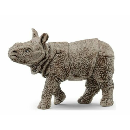 Фигурка коллекционная животное детеныш индийского носорога 14860 Schleich фигурка schleich орангутан детеныш 14776 5 5 см