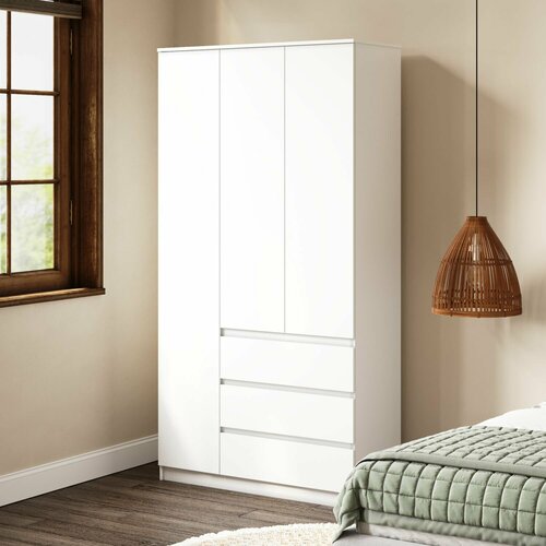 Шкаф Мори МШ 12001 Белый распашной 23918₽