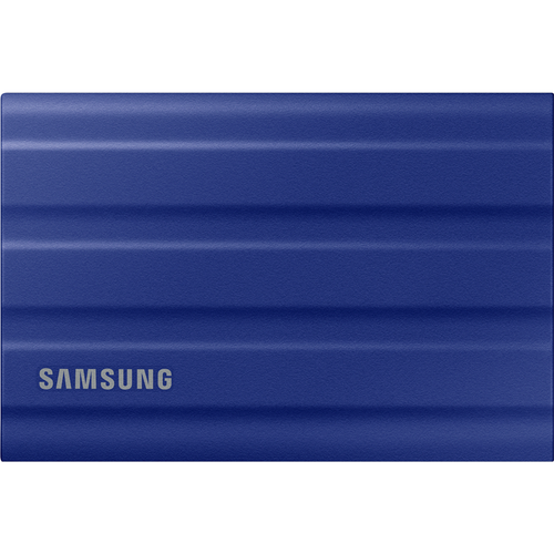 Samsung External SSD T7 Shield, 1TB, Type C-to-C/A, USB 3.2 Gen2, MU-PE1T0R/WW синий