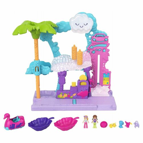 Набор игровой Polly Pocket Автомойка Фламинго